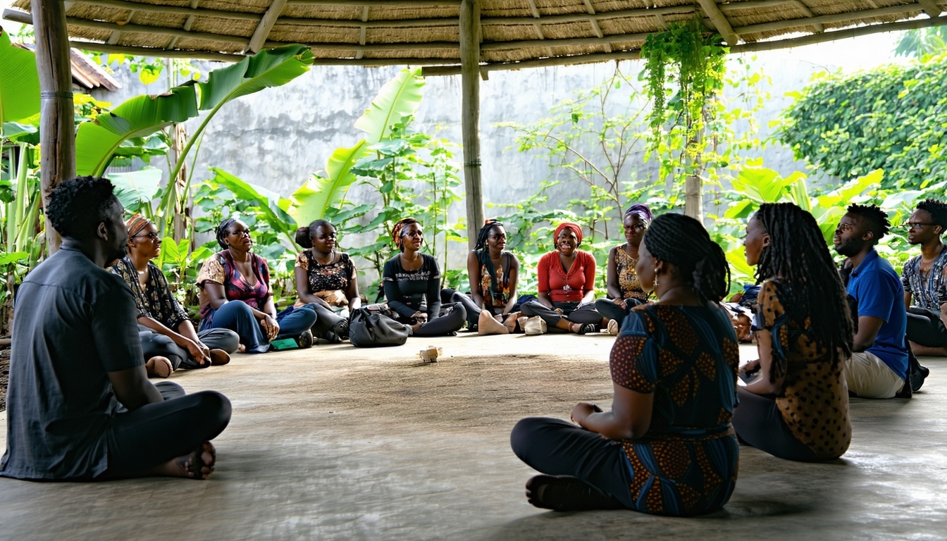 Collective gathering focused on sustainable community development