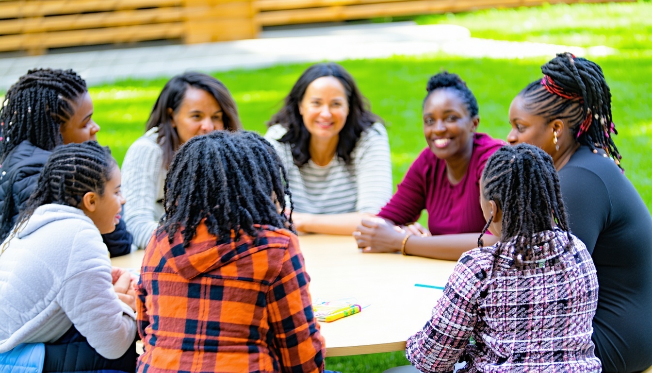 Support circle fostering pro-social relationships in a welcoming environment